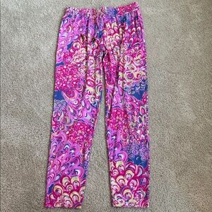 Lilly Pulitzer Lola knit pants in Lilly's Lagoon S
